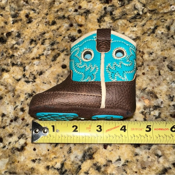 Ariat Infant Lil' Stompers Boston Western Infant Baby Boots Size 00 - Picture 12 of 12